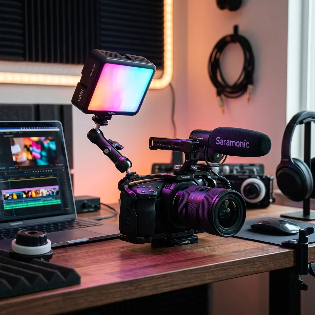 ไฟ RGB พกพาสำหรับถ่ายวิดีโอและคอนเทนต์ ปรับอุณหภูมิสีได้ แบตในตัว เพิ่มมิติให้ภาพสวยปัง